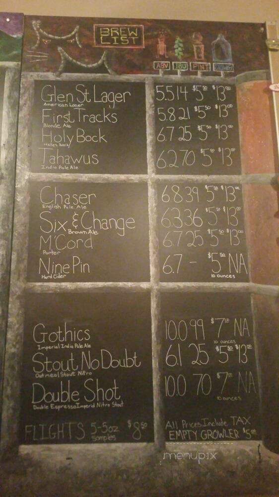 Mean Max Brew Works - Glens Falls, NY menu_pic