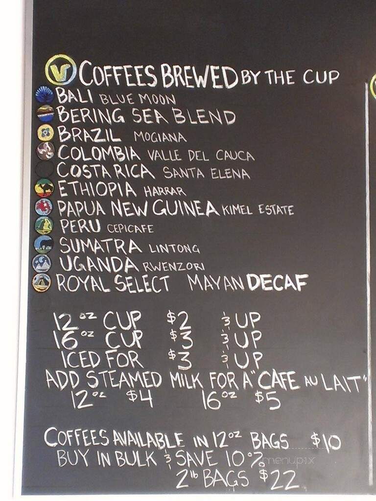 Valentine Coffee Roasters - Milwaukee, WI menu_pic