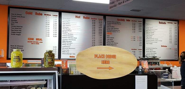 Old City Subs - St Augustine, FL menu_pic