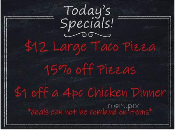 Mac's Pizza Shack - Janesville, WI menu_pic