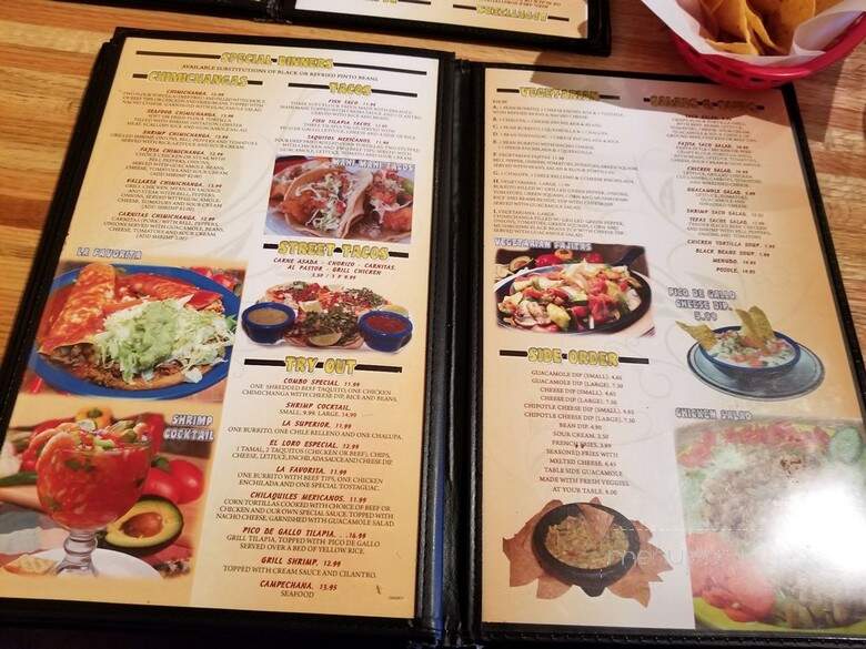 El Loro Mexican - Crystal, MN menu_pic