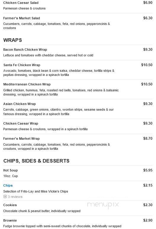 Togo's - Cameron Park, CA menu_pic