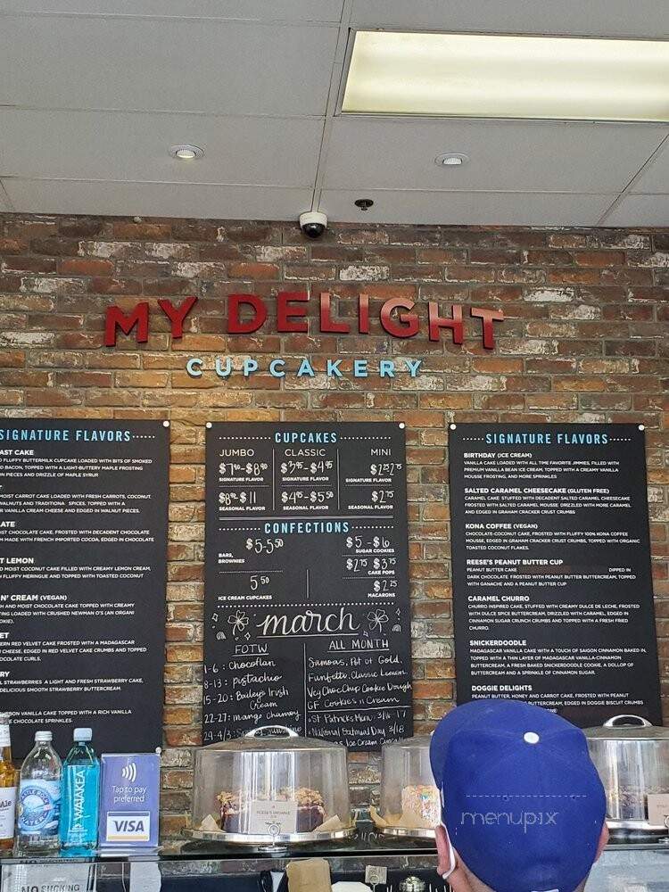 My Delight Cupcakery - Ontario, CA menu_pic