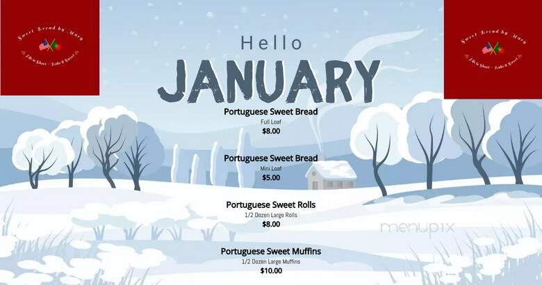 Mary's Portuguese Sweetbread - Pawcatuck, CT menu_pic