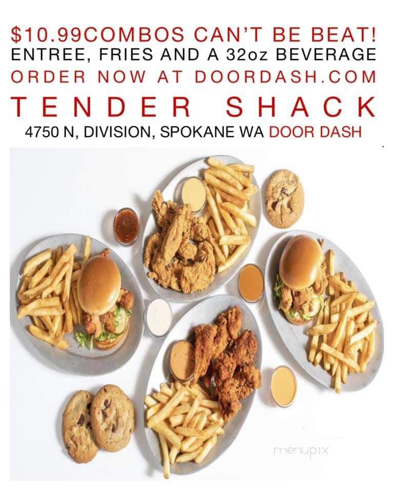Shack - Spokane, WA menu_pic