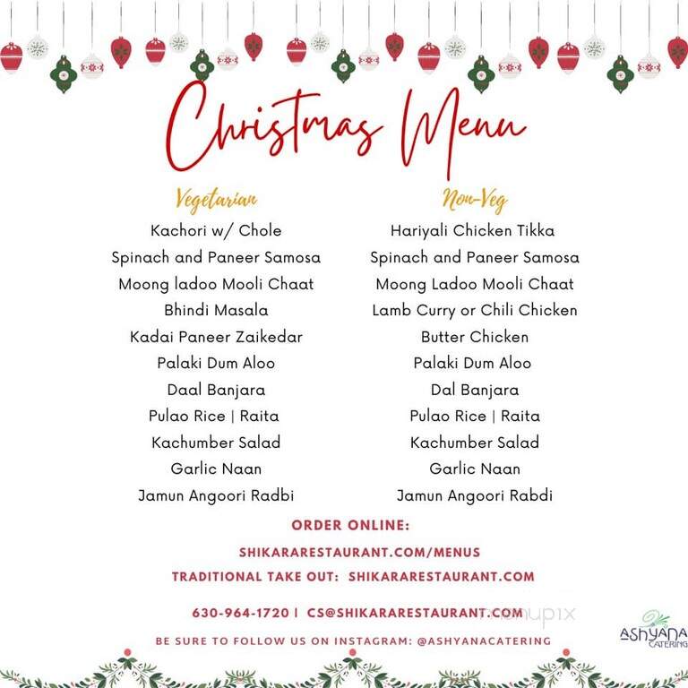 Ashyana Banquets - Downers Grove, IL menu_pic