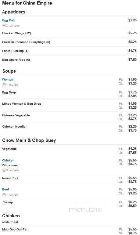 China Empire - Lake Worth, FL menu_pic