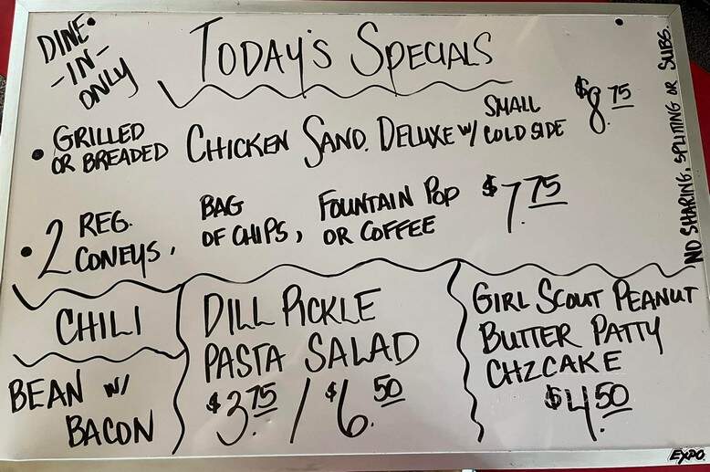 Virginia Coney Island - Jackson, MI menu_pic
