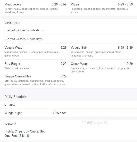 Lanark Landing - Lanark, ON menu_pic