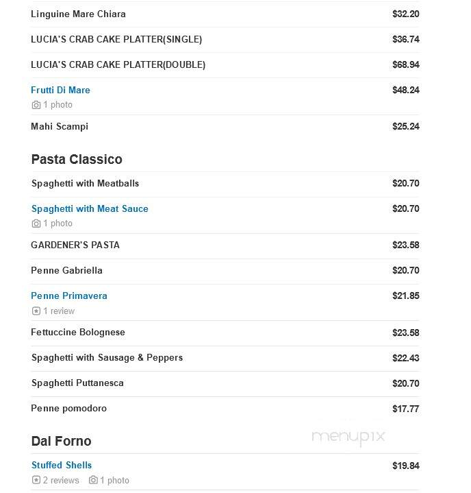 Vinny's Pizzeria & Sub Shop - Baltimore, MD menu_pic