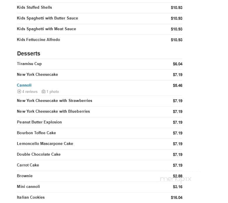 Vinny's Pizzeria & Sub Shop - Baltimore, MD menu_pic