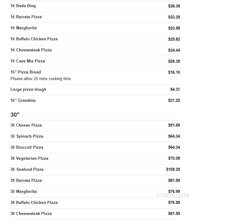 Vinny's Pizzeria & Sub Shop - Baltimore, MD menu_pic
