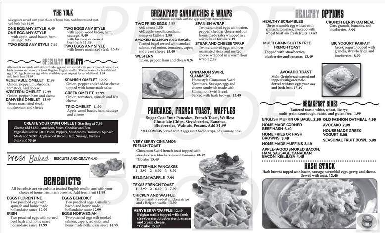 Nick & Tony's Saltwater Cafe - Danvers, MA menu_pic