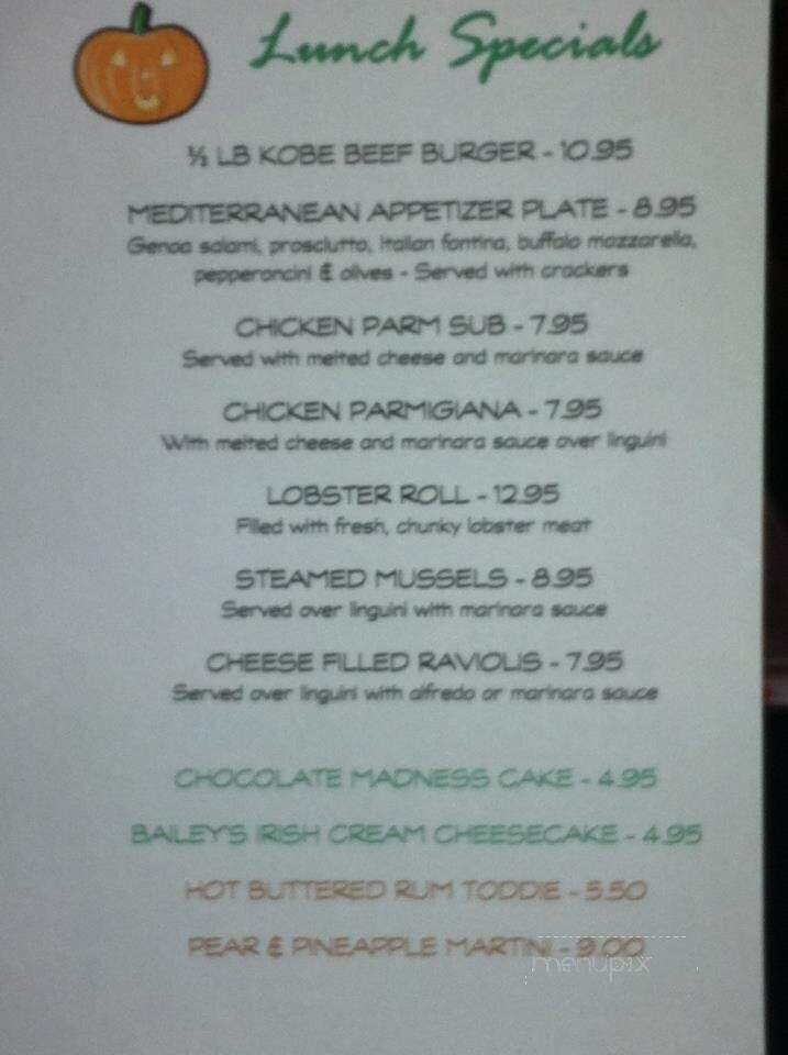 Vorelli's Restaurant - Provincetown, MA menu_pic
