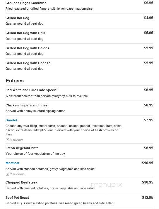 Cross Creek Cafe - Atlanta, GA menu_pic