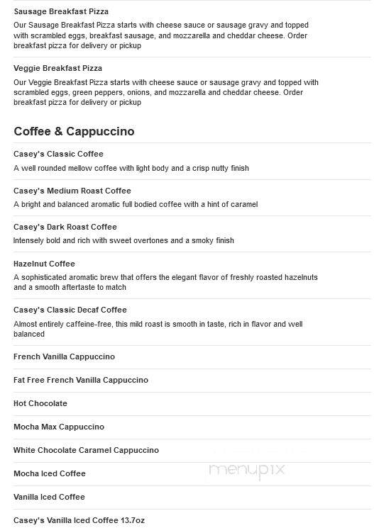 Casey's General Store - Long Prairie, MN menu_pic