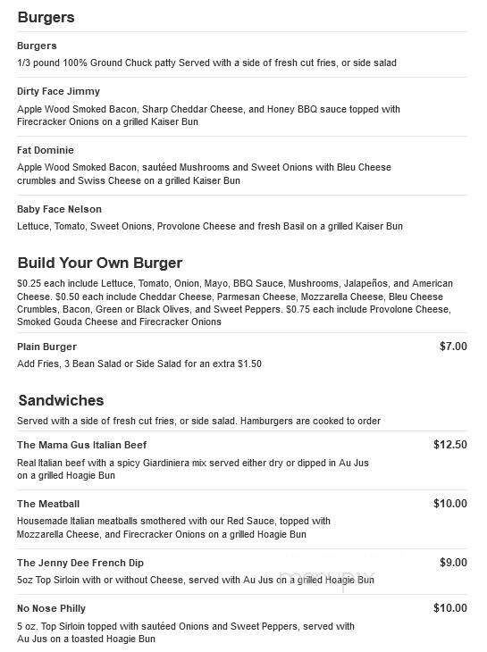 Bilotti's Italian Village - Rochester, MN menu_pic