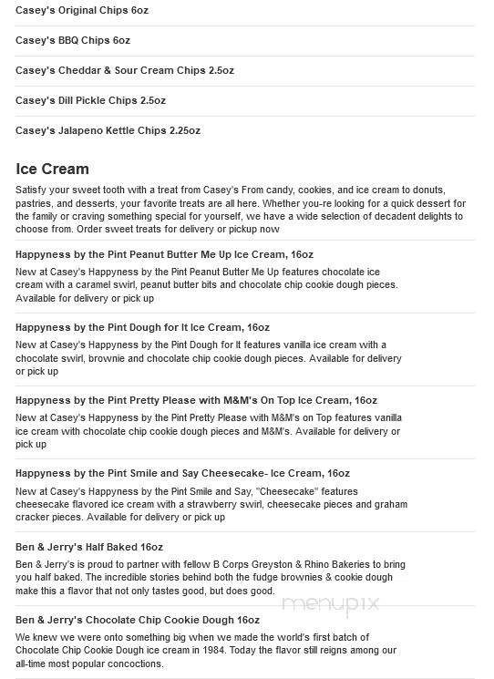 Caseys Carry Out Pizza - Mountain View, MO menu_pic