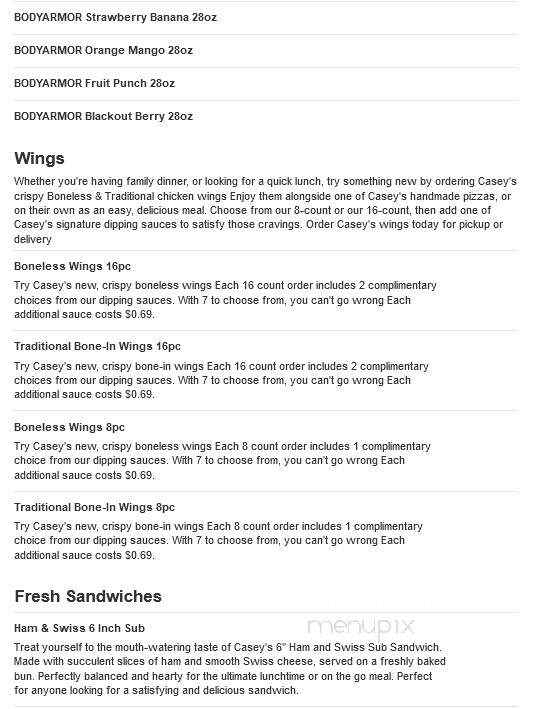 Caseys Carry Out Pizza - Mountain View, MO menu_pic