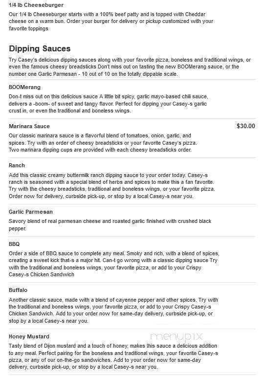 Caseys Carry Out Pizza - Mountain View, MO menu_pic