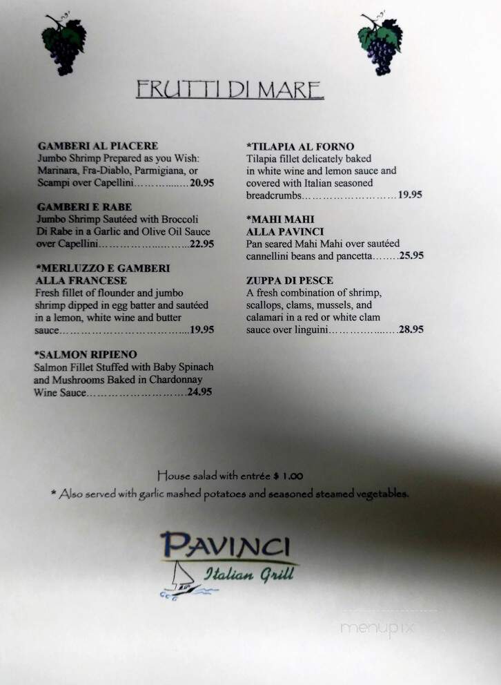 Pavinci Italian Grill - Hopatcong, NJ