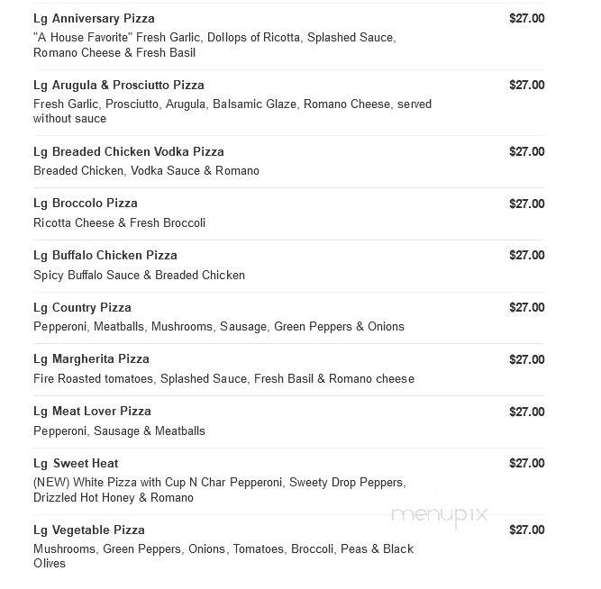 Panzone's Pizza & Pasta - Beach Haven, NJ menu_pic