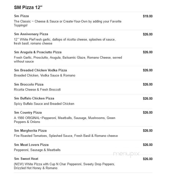 Panzone's Pizza & Pasta - Beach Haven, NJ menu_pic
