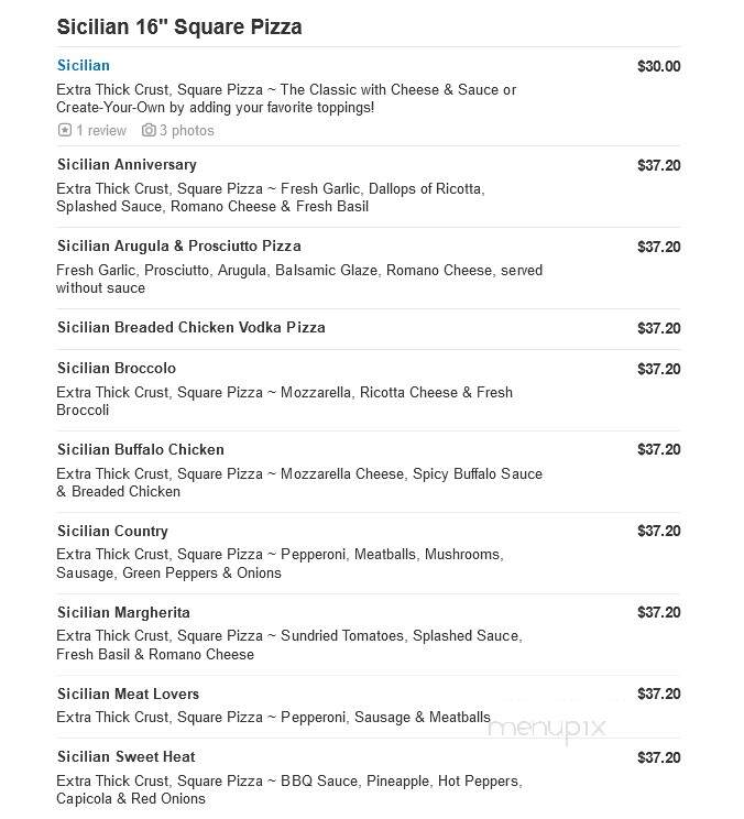 Panzone's Pizza & Pasta - Beach Haven, NJ menu_pic