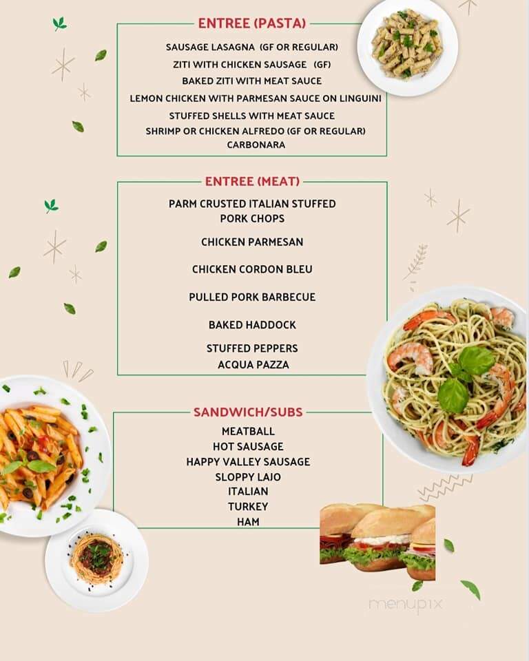 Columns - Altoona, PA menu_pic