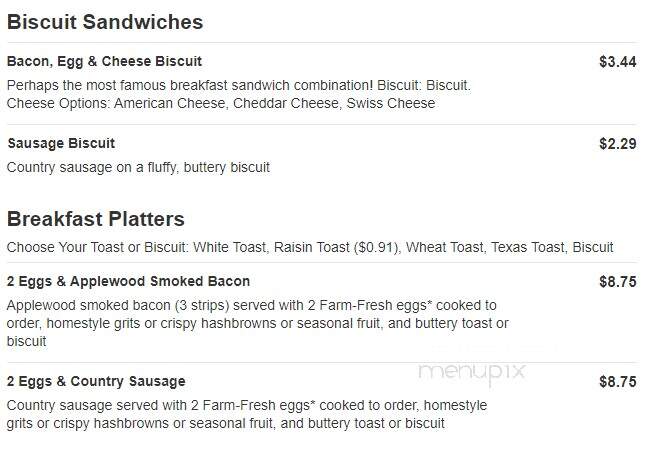 Huddle House - Dillon, SC menu_pic