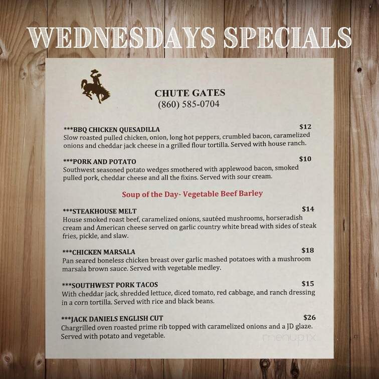 Chute Gates - Terryville, CT menu_pic