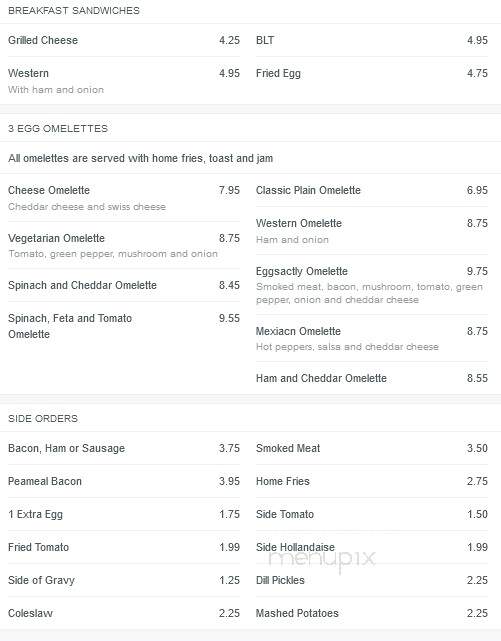 Eggsactly - Burlington, ON menu_pic