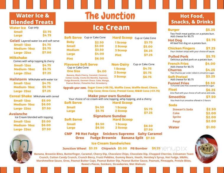 The Junction - Pocono Pines, PA menu_pic