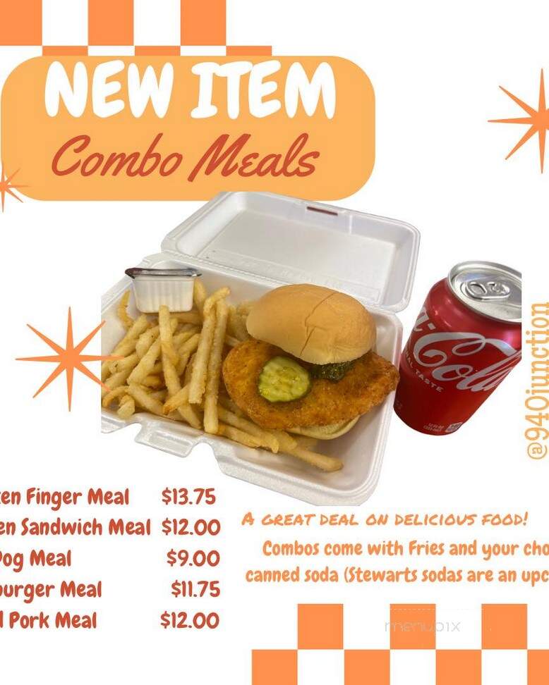 The Junction - Pocono Pines, PA menu_pic