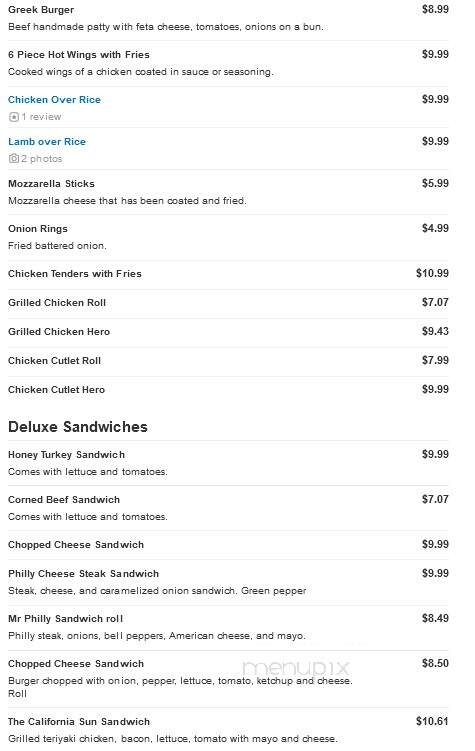 The Sandwich Spot - Far Rockaway, NY menu_pic