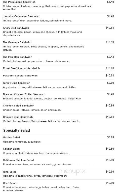 The Sandwich Spot - Far Rockaway, NY menu_pic