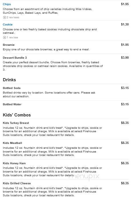 Firehouse Subs - Loveland, CO menu_pic