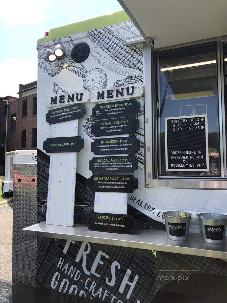 Ingredient - Clayton, NC menu_pic