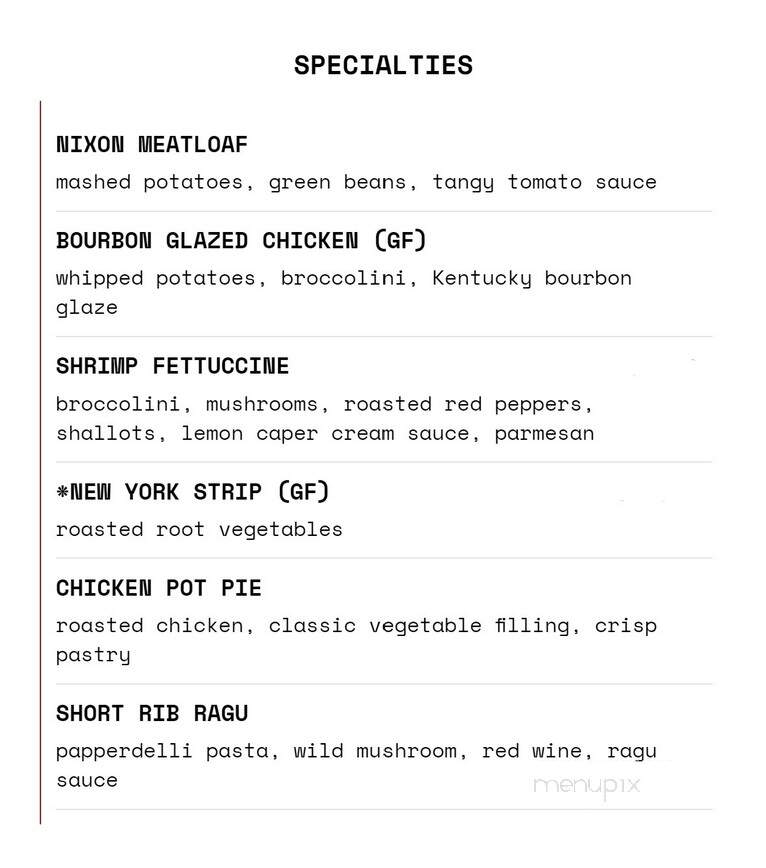 The Cloakroom Kitchen & Bar - Atlanta, GA menu_pic