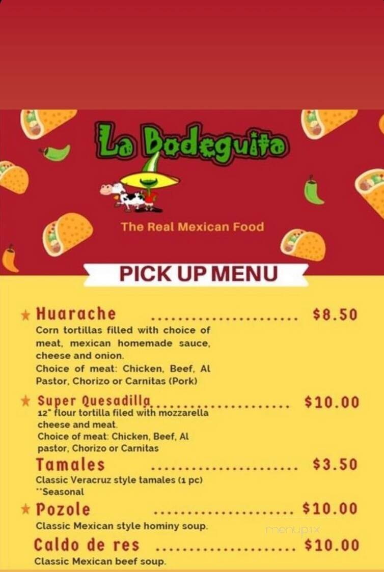 La Bodeguita - Hamilton, ON menu_pic