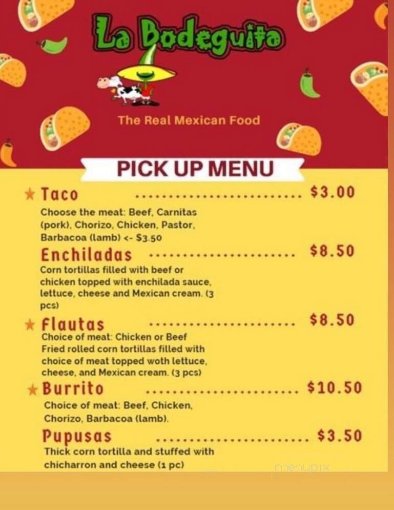 La Bodeguita - Hamilton, ON menu_pic
