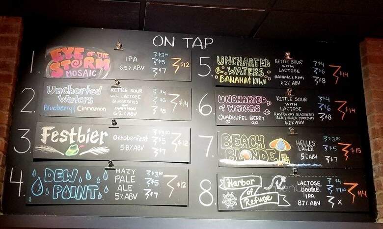 Jersey Cyclone Brewery - Somerset, NJ menu_pic