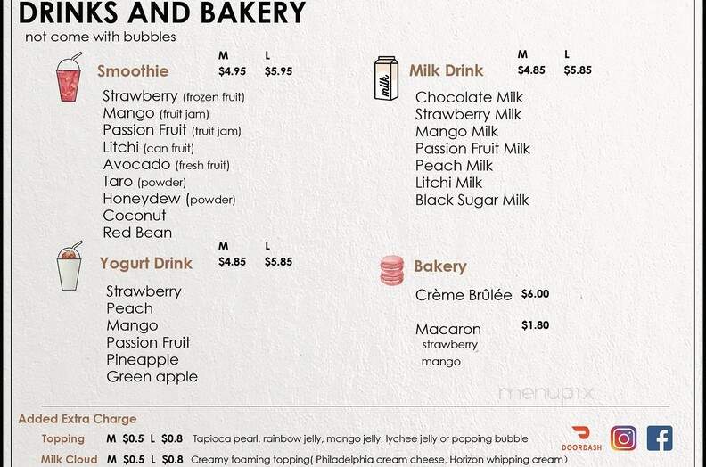 Teamension - Auburn Hills, MI menu_pic