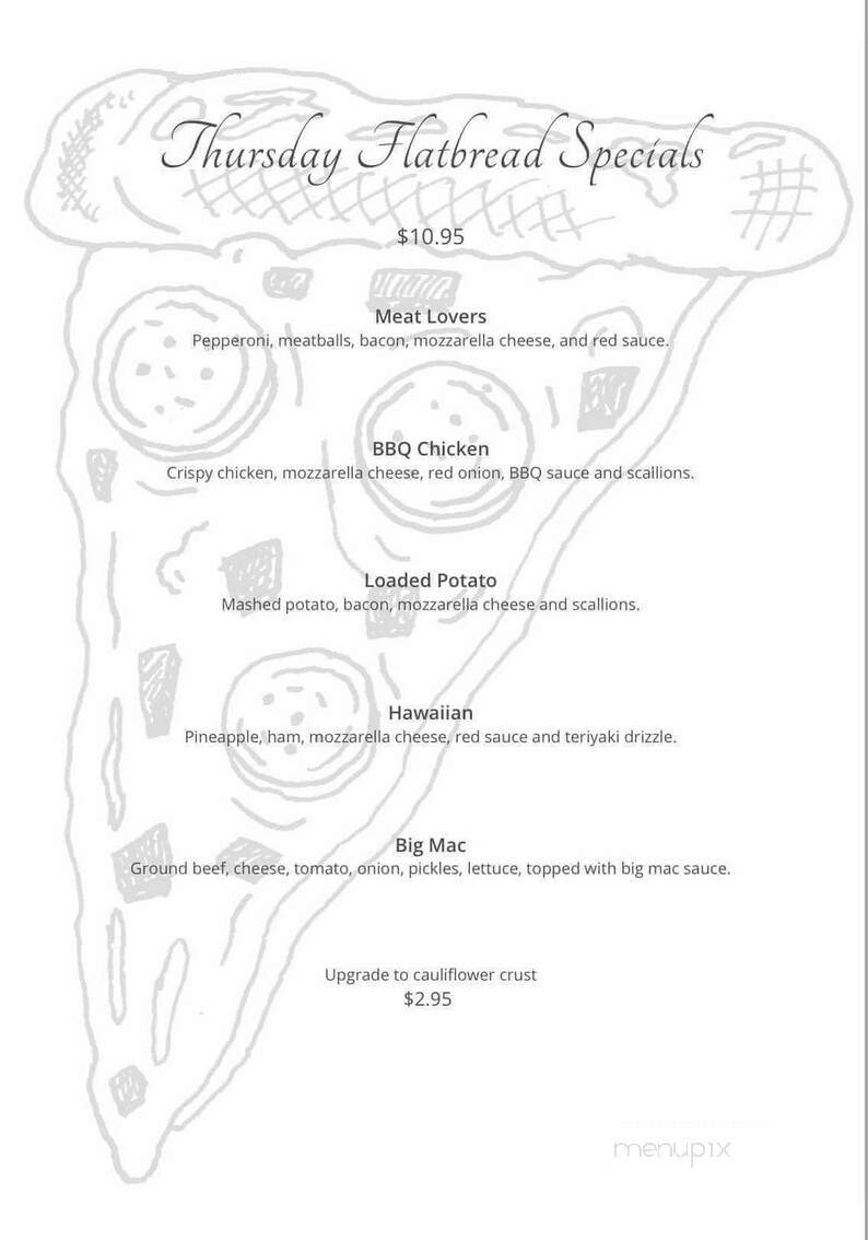 Fox Creek Tavern - Ipswich, MA menu_pic