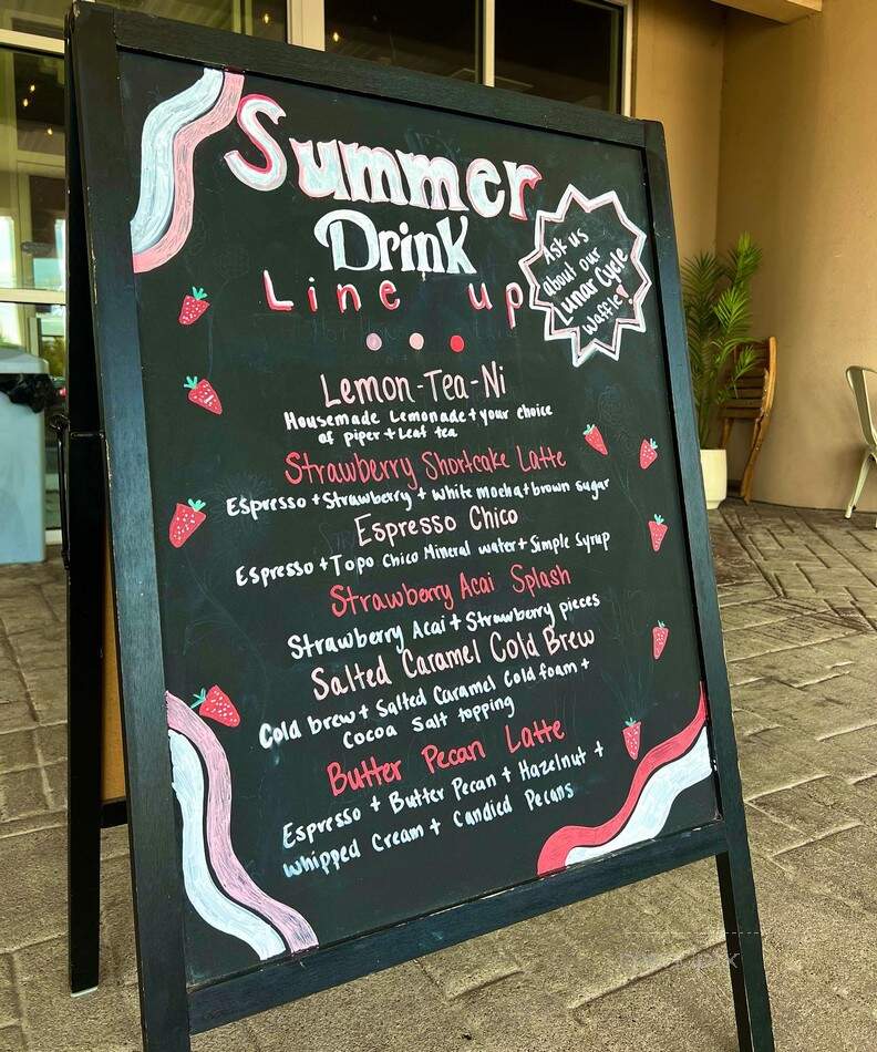 Honey Moon Coffee Kitchen on Burkhardt - Evansville, IN menu_pic
