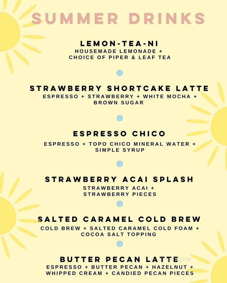 Honey Moon Coffee Kitchen on Burkhardt - Evansville, IN menu_pic
