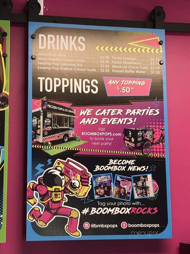 Boombox Frozen Pops & Ice Cream - Baton Rouge, LA