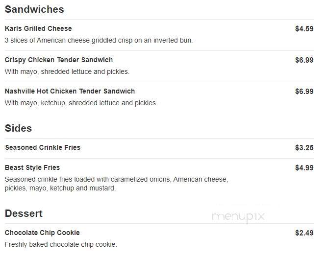 Mr. Beast Burger - Cranberry Twp, PA menu_pic