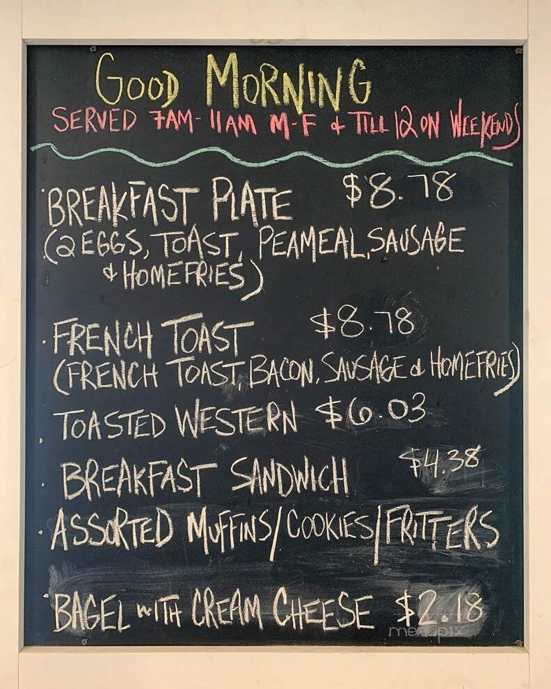 Algonquin Cafe and Deli - Huntsville, ON menu_pic