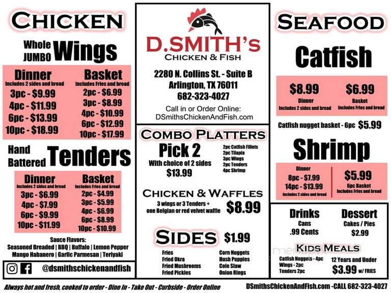 D Smith's Chicken & Fish - Arlington, TX